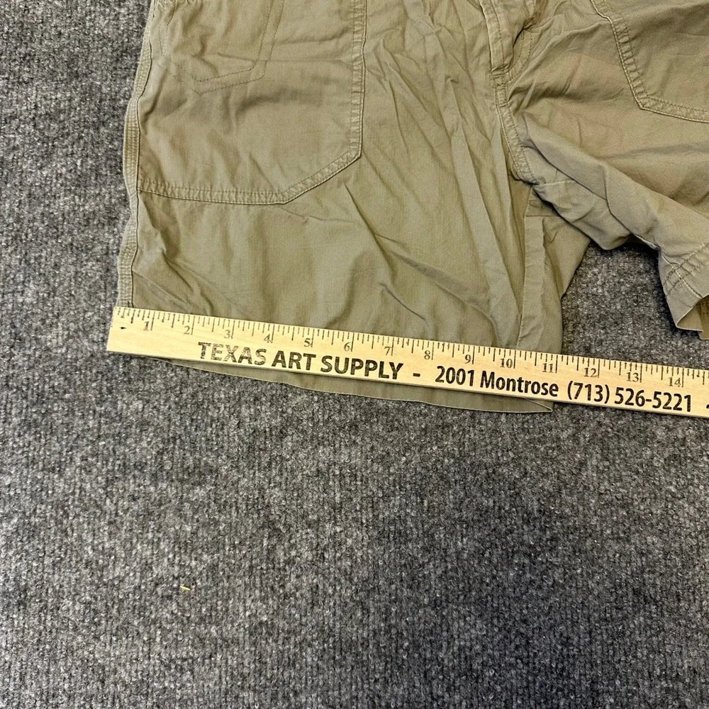 Columbia Shorts Womens Size 6 Khaki Cotton Cargo Casual Outdoor Hiking